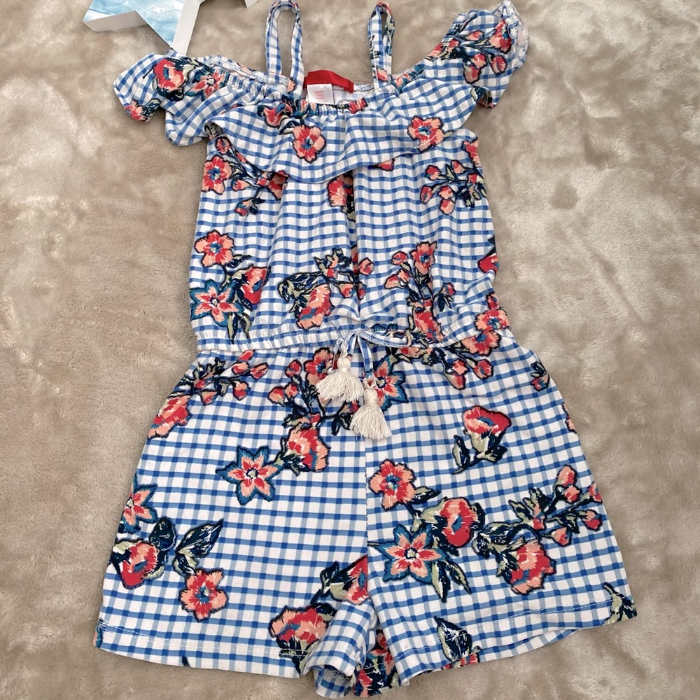 Floral Off The Shoulder Romper
